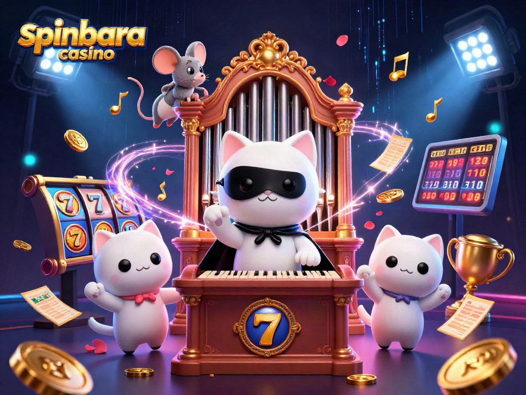 Enjoy thrilling moments at Spinbara Casino with dynamic slot games and captivating characters.