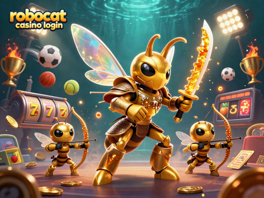 Experience the thrill at robocat casino login with dynamic 3D characters and vibrant game elements.